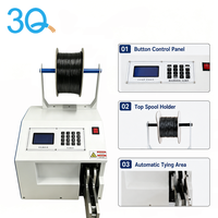 Machine semi-automatique 3Q SQ-XL4 pour le regroupement de câbles et de fils de données, capacité de 5 à 30 mm, pour le traitement en lot de faisceaux de câbles