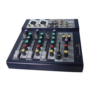 Home <strong>Karaoke</strong> 4 Channel USB Audio <strong>Mixer</strong> Console with 48V Phantom Power for Family KTV, Live Streaming - Product Image 1
