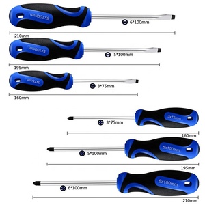 YTH 6 Cái Bộ Dụng Cụ Tuốc Nơ Vít Từ Tính Phillips Tay Cầm Mềm Bộ Tuốc Nơ Vít - Product Image 2