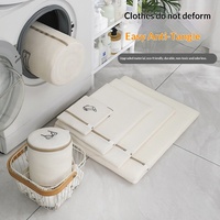 Sac de Lavage Portable Anti-Déformation en Maille Épaissie Écologique pour la Protection des Chandails, Laines, Sous-vêtements et Vestes