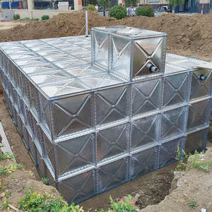 Réservoir d'<span class=keywords><strong>eau</strong></span> souterrain 100m3 500 tonnes bdf <span class=keywords><strong>enterré</strong></span> anti-corrosion réservoir d'<span class=keywords><strong>eau</strong></span> de feu stockage 1000 cubique réservoir d'<span class=keywords><strong>eau</strong></span> galvanisé boulonné - Product Image 2