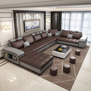 Grand ensemble de canapés modernes pour salon, meubles confortables, <span class=keywords><strong>canapé</strong></span> sectionnel en <span class=keywords><strong>tissu</strong></span> en forme de U - Product Image 5