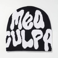 New American Fashion Street Boy and Girl Hip Hop Rap Skateboard Cool Hat Letters Character All-match Beanie Knitted Cold Hat