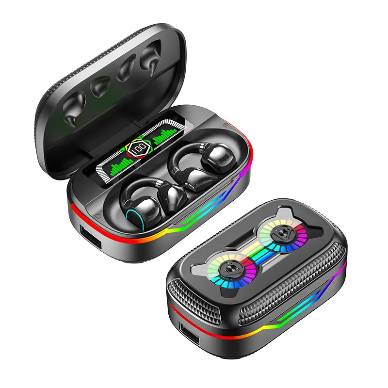 DX-11 True Wireless Items For Metal Mech Wireless TWS Earbuds Gaming Earphone Headsets Headphone with Power Bank