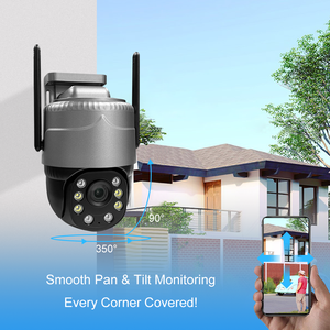 V380 kamera Mini PTZ Wifi, kamera keamanan kamera CCTV sistem warna penuh penglihatan malam kecil lampu kilat kamera LED - Product Image 4