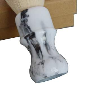 Dishi gros <span class=keywords><strong>pas</strong></span> <span class=keywords><strong>cher</strong></span> hommes soins rasage meilleure qualité synthétique noeud résine poignée blaireau - Product Image 5