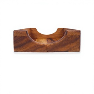 Organizador de pañuelos de madera moderno, diseño cuadrado, soporte de almacenamiento independiente para decoración del hogar, AZ ENTERPRISES Modelo AZE-WNH-096 - Product Image 2