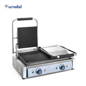 Máquina de sándwiches de contacto industrial y comercial de doble cabezal para desayunos - Product Image 4