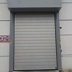 Porte spirale industrielle en acier à haute vitesse, panneau rigide, porte à enroulement moderne pour atelier avec <span class=keywords><strong>ouverture</strong></span> rapide - Product Image 4