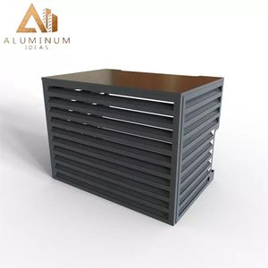 Penutup AC aluminium berlapis bubuk tahan cuaca luar ruangan untuk perlindungan pendingin udara - Product Image 6
