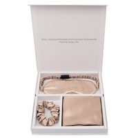 Taie d'oreiller en soie pure 19 mm avec logo personnalisé et coffret cadeau