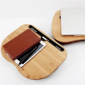 เบาะรองนั่งไม้ไผ่แบบพกพาพับได้, เบาะรองนั่งสำหรับห้องนั่งเล่นโซฟาแล็ปท็อป - Product Image 3