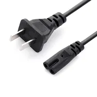 Câble de charge Figure 8 pour PS1 PS2 PS3 Xbox, cordon d'alimentation, câble de connexion, prise US EU, câble AC