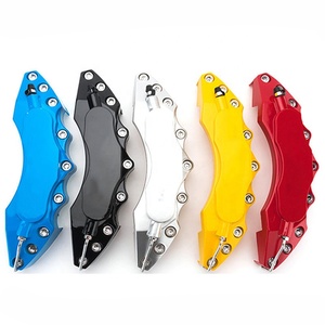 JDMotorsport88-cubiertas de pinza de freno grande, diseño de 9 pernos, ABS, rendimiento de coche, Color Rojo - Product Image 6