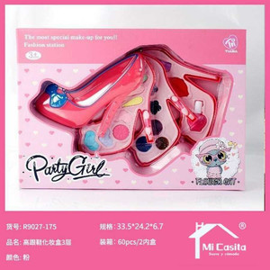 Scatola all'ingrosso per il trucco delle scarpe con tacco alto con tre strati per la bellezza e la moda giocattoli di stoccaggio - Product Image 1