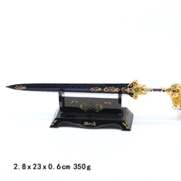 Jeu tout métal Périphériques Anime Modèle d'arme froide Décoration artisanale Jouets de collection pour garçons