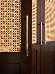 Ensemble de poignées de meuble en T en titane argenté moderne avec boutons géométriques en alliage de zinc pour armoire de cuisine et penderie - Product Image 5