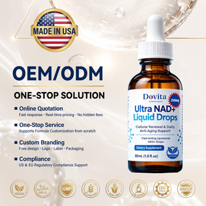 Gotas Liposomales de NAD Plus con Resveratrol de Acción Rápida, Fórmula Sublingual para Renovación Celular y Longevidad, Venta al Por Mayor OEM - Product Image 1