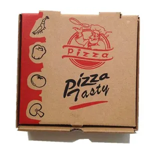 Fabrika fiyat özel ücretsiz tasarım sıcak satış çıkar ambalaj kutusu ambalaj gıda Pizza kutusu toptan
