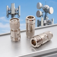 Adaptateur coaxial RF en laiton, prise mâle TNC vers prise femelle N |   Adaptateur de connecteur haute précision TNC/N Coupleur