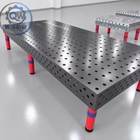 Table de soudage flexible 3D nitrurée pour la fabrication de structures en acier, banc de soudage industriel modulaire pour pièces métalliques structurelles