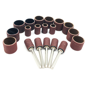 Suministro de fábrica Tambor de lijado Anillo de papel de lija de molienda de 1/4 pulgadas Banda espiral de óxido de aluminio - Product Image 2