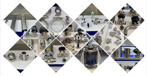 6 Zoll Edelstahl Tri Clamp Ferrule End Sanitär rohr Verschraubung Spulen rohr mit Flansch - Product Image 3