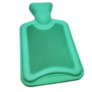 Venta caliente botella de agua caliente de goma verde para calentar las manos - Product Image 1