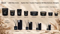 Coffret Cadeau Luxe Parfums d'Ambiance Hôteliers et SPA – Diffuseur à Bâtonnets et Bougie Parfumée Personnalisés – Fournisseur OEM Premium Direct Usine