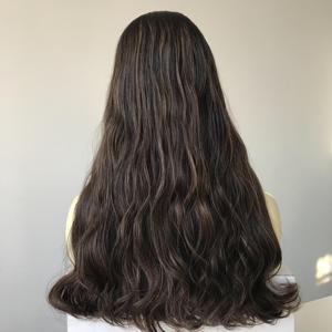 Cabello humano crudo europeo <span class=keywords><strong>de</strong></span> fábrica para mujer, pequeño/grande, largo, Kosher, judío, Hatfall, Rubio, resaltado, mezcla transparente, sin enredos - Product Image 4