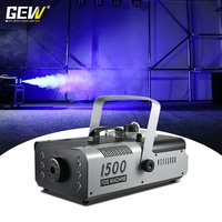 Machine à fumée LED RGB de sécurité 1500W avec télécommande manuelle pour scène, mariage, fête