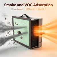 Filtre à charbon actif à haute valeur d'iode pour éliminer les odeurs de fumée et les COV – Remplacement de filtre pour extracteur de fumée FES350 Pro