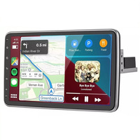 Autoradio double DIN 10,1 pouces QLED avec CarPlay sans fil, Android Auto, navigation GPS Bluetooth, lecteur radio FM/AM avec caméra de recul