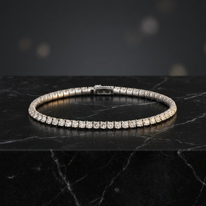 6mm Luxury 925 Silver Moissanite Channel Set Wrap Bracelet <b>Men</b> Hip Hop Iced Jewelry Elegant Stylish Party Wear Rhodium Plated - Product Image 2