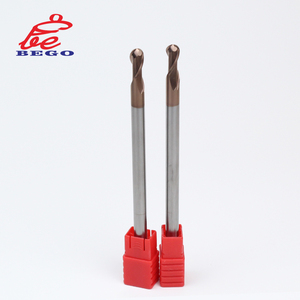 BEGO Aluminum 4mm <span class=keywords><strong>6mm</strong></span> 2 flüt Spiral topu burun End Mill <span class=keywords><strong>CNC</strong></span> <span class=keywords><strong>Router</strong></span> uçları için alüminyum çelik paslanmaz çelik freze kesicisi - Product Image 1