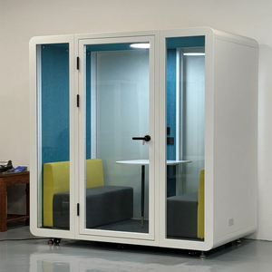 Cabine de sommeil insonorisée écologique, pièce acoustique mobile, pod silencieux intelligent et portable, pod insonorisé en acier pour l'intimité - Product Image 1