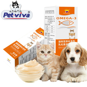Beste tägliche Creme Omega 3 Tiefsee emulgiertes Fischöl-Supplement für Hunde katze Krill öl Vitamin Pet Health Nahrungs ergänzungs mittel - Product Image 1