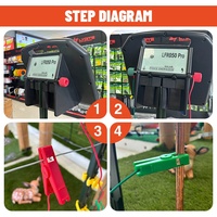 Energizer Elektrische Afrastering Aangedreven Energizer Vee Zonne-Energie Elektrische Afrastering Energizer Voor Vee/Geit/Schapen/Koe