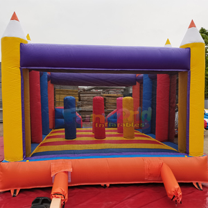 Kids fun time bounce house for party chateau gonflable inflatable crayon bouncy castle - Product Image 4