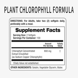 Clorofilla Pura 800 mg per Porzione 200 Gommose - Integratori Detox e Purificanti a Base di Verdure - Assorbimento Ultra Elevato Grado Alimentare - Product Image 5