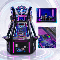 Machine à poussoir de pièces à prix d'usine pour centres de divertissement familial, construite comme une machine d'arcade avec solution de jeu pour 5 joueurs connectables
