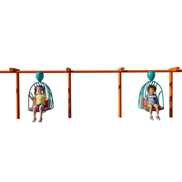 Équipements de loisirs non motorisés, équipement de parc d'attractions tout-en-un, équipement de loisirs pour enfants, aire de jeux avec balançoires intégrées