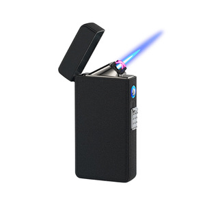 USB Rechargeable Electric Dual Arc <strong>Lighter</strong> Windproof Flameless Pocket Metal <strong>LED</strong> Battery Indication Classic Design for <strong>Cigarette</strong> - Product Image 5