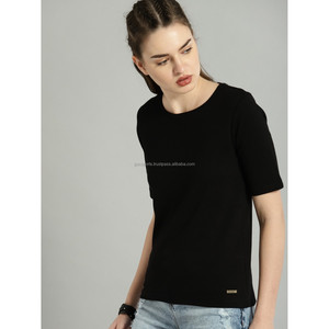 Ladies t Shirts Latest Design Custom Made with High Quality <b>Material</b> Latest Women Fashion Design t Shirts on Wholesale - Product Image 3