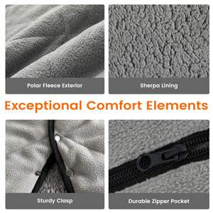 <span class=keywords><strong>Couverture</strong></span> <span class=keywords><strong>chauffante</strong></span> USB électrique à piles <span class=keywords><strong>sans</strong></span> <span class=keywords><strong>fil</strong></span> 12V Office Use 50 "x 60" Fast Heat Soft avec batterie externe - Product Image 5