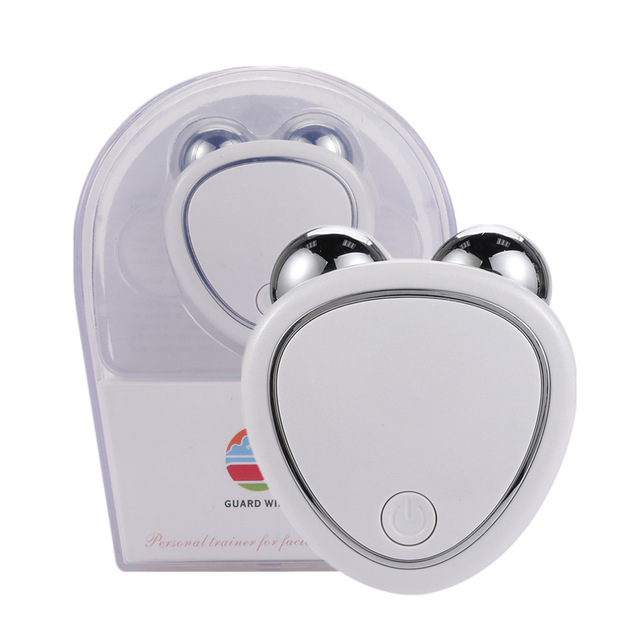 Beauty Device Face Lifting V Shape Face Neck Massager Electric Vibrating Roller Face Neck Lifting Massager