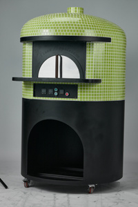 Four à pizza napolitain professionnel de dôme de porte de sortie avec le Cabinet - Product Image 5