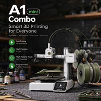 Imprimante 3D A1 Mini Combo Globale AMS Lite Automatique Nouveau Système de Commutation Multi-Matériaux Stockage Cloud pour Prototypage Créateurs