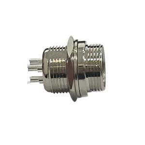 Conector Circular Xunlian GX16 de Asiento Largo, Enchufe Macho de 8 Pines, Cobre Plateado, Ingeniería Eléctrica - Product Image 1