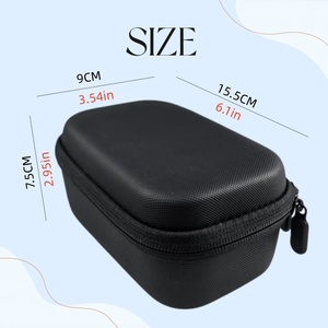 Estuche <span class=keywords><strong>para</strong></span> Ratón Impermeable de Material EVA Clásico y Duradero con Absorción de Impactos <span class=keywords><strong>para</strong></span> Uso en Exteriores, Cierre de Cremallera Negro, Servicio OEM Disponible - Product Image 4